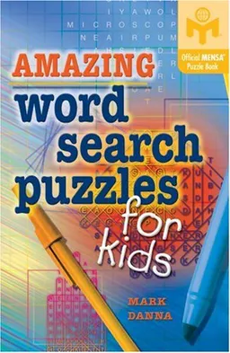עטיפת הספר Amazing Word Search Puzzles for Kids (Mensa) מאת Mark Danna