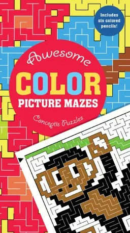 Awesome Color Picture Mazes (Conceptis Puzzles)