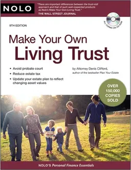 עטיפת הספר Make Your Own Living Trust מאת Denis Clifford Attorney