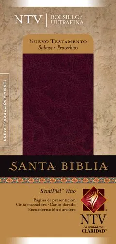 bolsillo ultrafina NT c/Salmos y Proverbios NTV (Pocket Thinline Bible: NTV) (Spanish Edition)