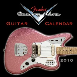 Fender Custom Shop 2010 Mini Wall Calendar (Calendar) (Accessory)