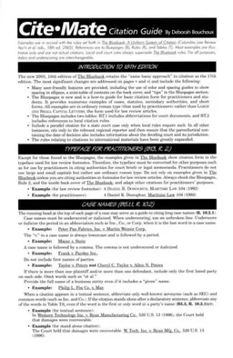 Cite Mate Citation Guide
