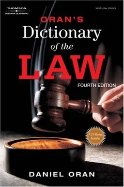 Oran's Dictionary of the Law (West Legal Studies)