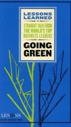 עטיפת הספר Going Green (Lessons Learned) מאת Fifty Lessons