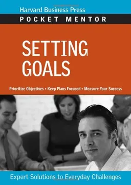 עטיפת הספר Setting Goals (Pocket Mentor) מאת Hbsp