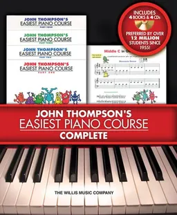 Easiest Piano Course Complete - Boxed Set (Books 1-4 with CD) (Willis)