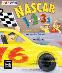 עטיפת הספר NASCAR 1-2-3s מאת Paul DuBois Jacobs