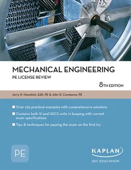 Mechanical Engineering PE License Review, 8th Edition (PE Exam Preparation)