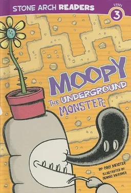 עטיפת הספר Moopy, the Underground Monster (Stone Arch Readers, Level 3) מאת Cari Meister