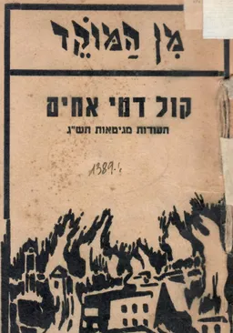 עטיפת הספר קול דמי אחים מאת ברכה חבס