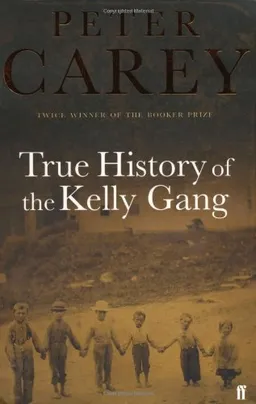 עטיפת הספר True History of the Kelly Gang <g:plusone href="http://www.books-by-isbn.com/0-571/0571209874-True-history-of-the-Kelly-gang-Peter-Carey-0-571-20987-4.html" count="false"></g:plusone> מאת Peter Carey
