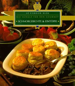 עטיפת הספר Schmorgerichte und Eintöpfe. Le Cordon Bleu. Die Schule für den Gourmet <g:plusone href="http://www.buecher-nach-isbn.info/3-8290/3829005938-Schmorgerichte-und-Eintoepfe-Le-Cordon-Bleu-Die-Schule-fuer-den-Gourmet-3-8290-0593-8.html" count="false"></g מאת 
