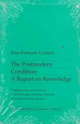 The Postmodern Condition: A Report on Knowledge (Theory and History of Literature, Volume 10) <g:plusone href="http://www.books-by-isbn.com/0-8166/0816611734-The-Postmodern-Condition-A-Report-on-Knowledge-Theory-and-History-of-Literature-Vol-10-0-816