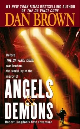 עטיפת הספר Angels &amp; Demons <g:plusone href="http://www.books-by-isbn.com/0-671/0671027360-Angels-amp-Demons-Dan-Brown-0-671-02736-0.html" count="false"></g:plusone> מאת Dan Brown