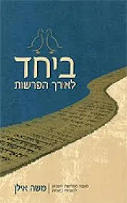 עטיפת הספר ביחד לאורך הפרשות מאת משה אילן.