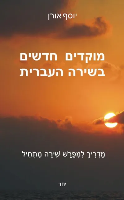 מוקדים חדשים בשירה העברית : מדריך למפרש שירה מתחיל