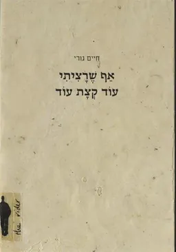 עטיפת אף שרציתי עוד קצת עוד