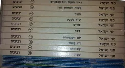 עטיפת הספר חגי ישראל - סט מלא 10 כרכים מאת תמר בורנשטיין-לזר