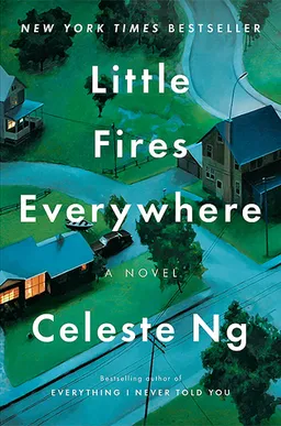 עטיפת הספר Little Fires Everywhere מאת Celeste Ng