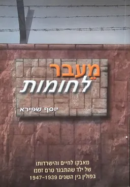 עטיפת הספר מעבר לחומות  מאת יוסף שפירא