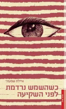 עטיפת הספר כשהשמש נרדמת לפני השקיעה מאת איילת שמעוני
