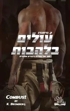 עטיפת הספר עולים בלהבות מאת ק. ברומברג