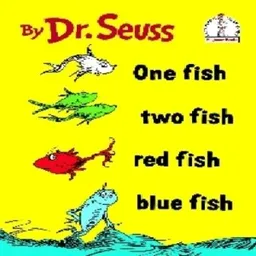 עטיפת הספר One Fish Two Fish Red Fish Blue Fish (I Can Read It All by Myself) מאת Dr. Seuss