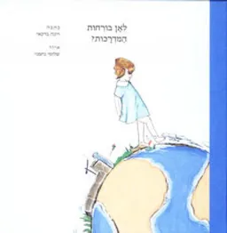 עטיפת הספר לאן בורחות המדרכות? מאת רינה ברקאי