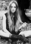 The girl in black